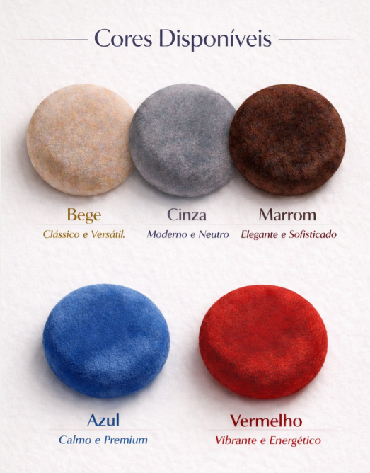 Paleta de cores Ozzy Dog — Bege, Marrom, Cinza, Vermelho e Azul